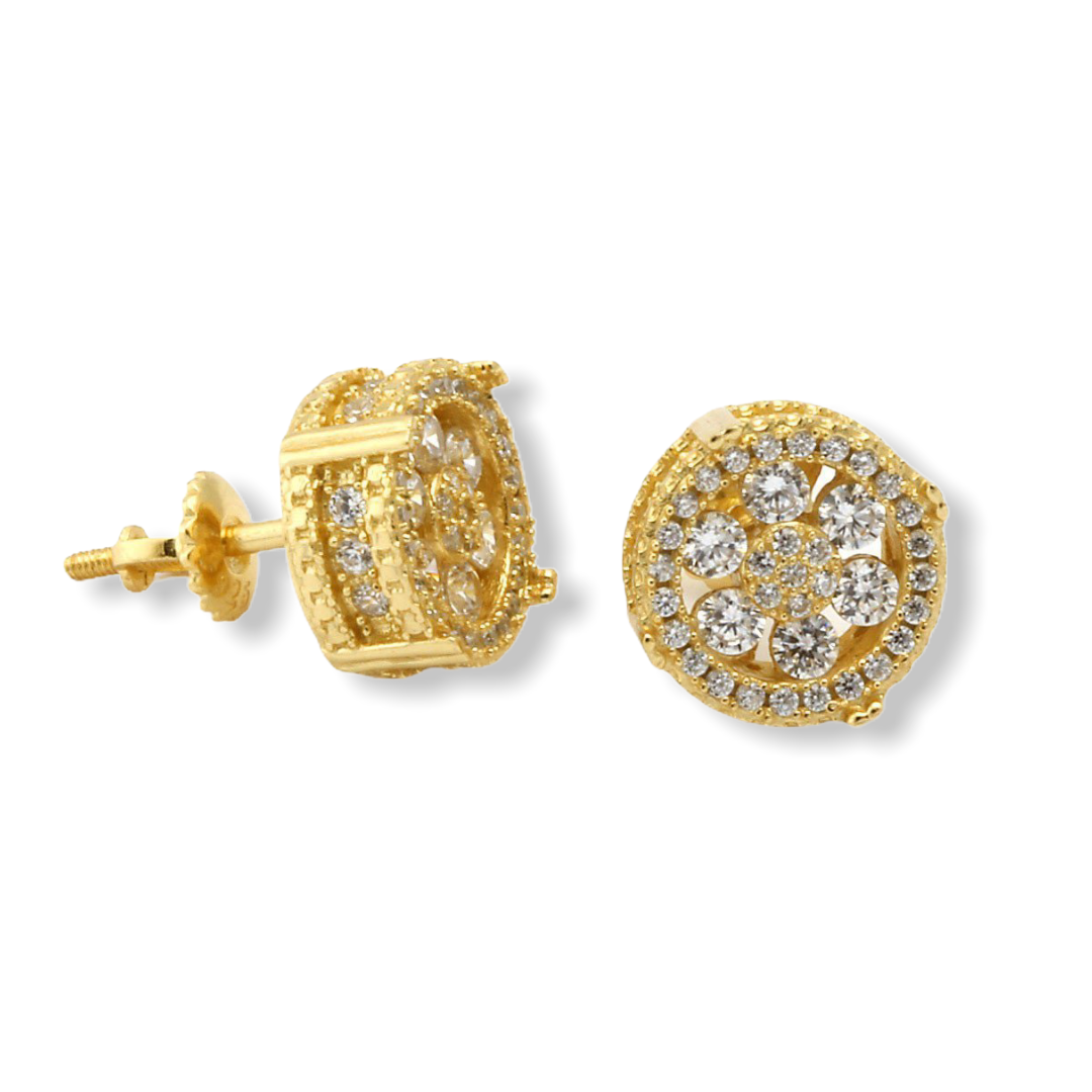 KING ICE: Cluster Earrings - On Time Fashions Tuscaloosa